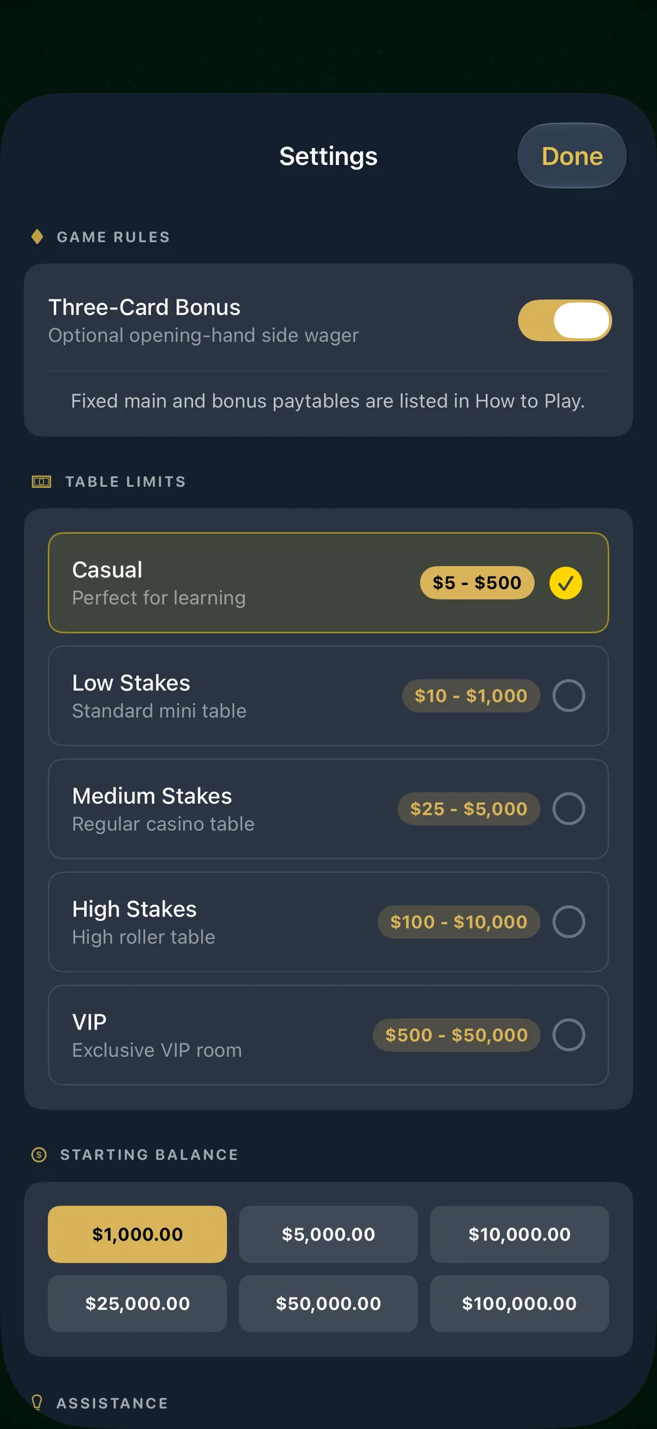 Let It Ride Poker by TopDog iPhone portrait screenshot 6