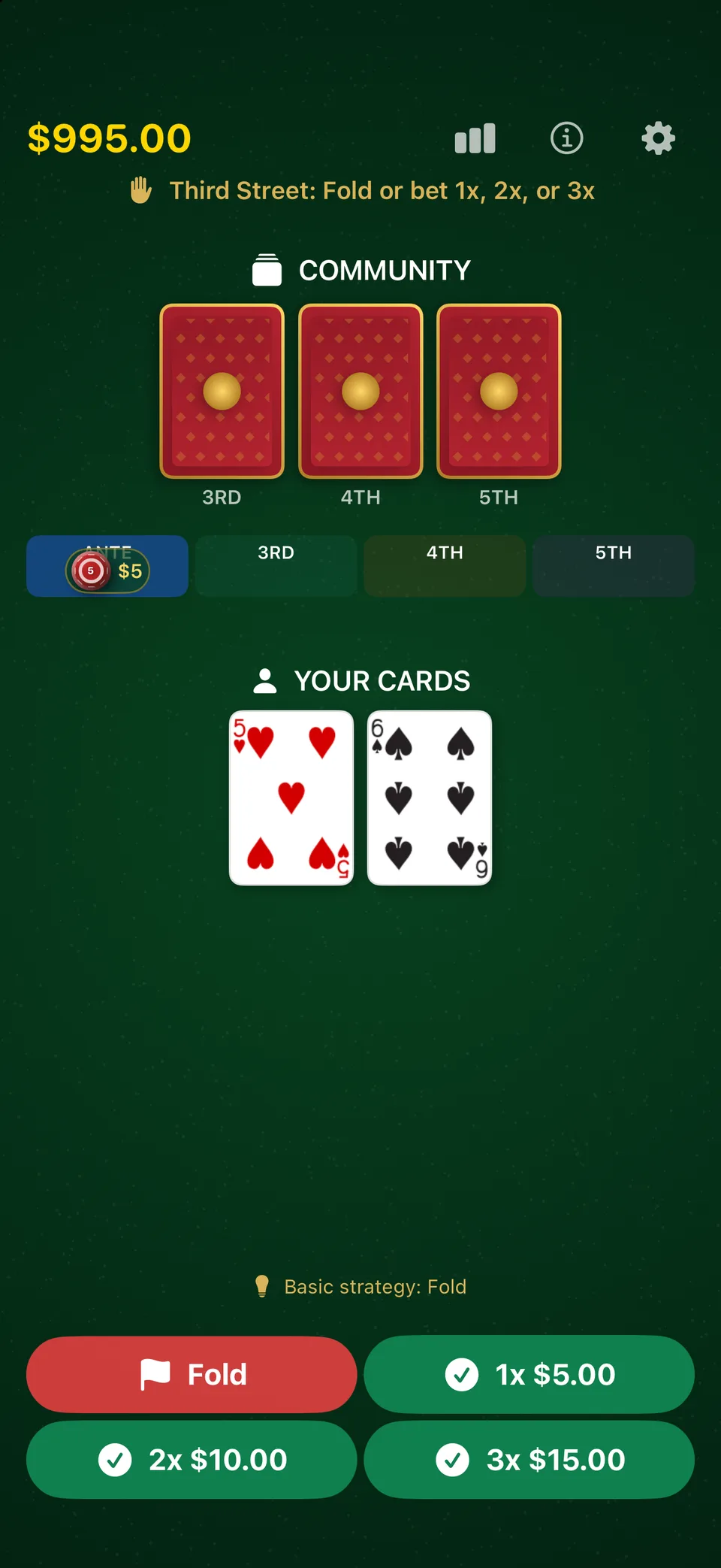 Mississippi Stud by TopDog iPhone portrait screenshot 2